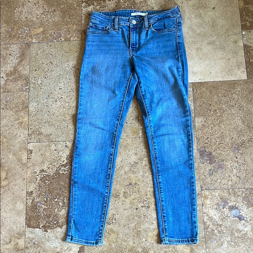 Levi's Blue Skinny Jeans Classic Denim